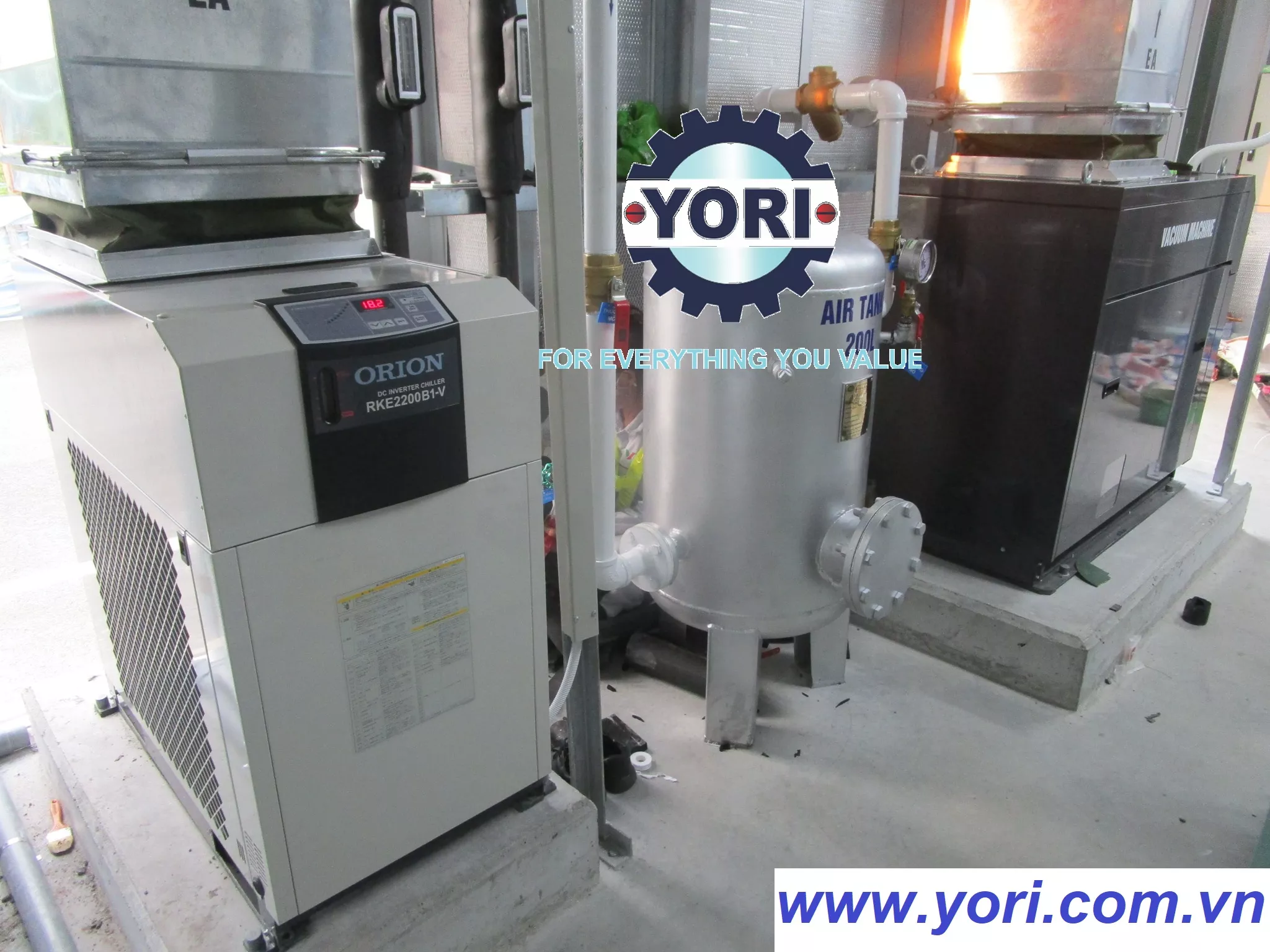 YORI – ORION DC INVERTER CHILLER _ INVERTER DRY PUMP – JAPAN 